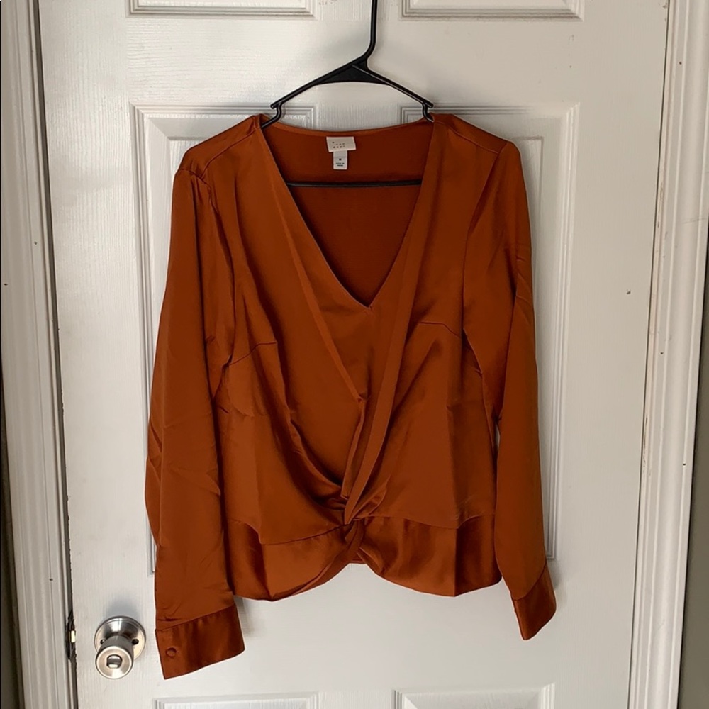 Burnt Orange Blouse